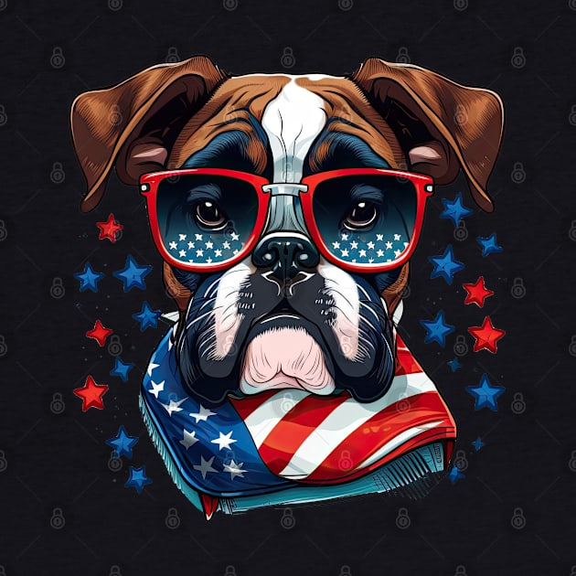 Boxer 4th of July by JayD World